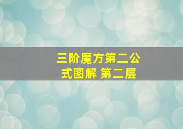 三阶魔方第二公式图解 第二层